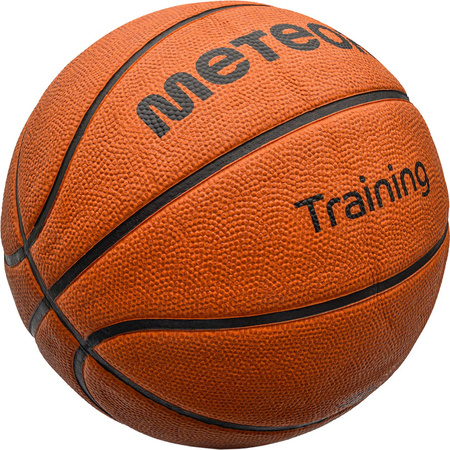 Piłka do koszykówki koszykowa Meteor Cellular 8 paneli brązowa 10103
