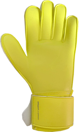 Rękawice bramkarskie Uhlsport Unlimited Soft SF żółte 101102401