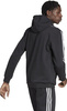 Bluza męska adidas Tiro 23 League Sweat Hoodie czarno-biała HS3598