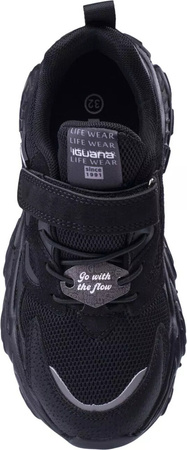 Młodzieżowe buty sportowe sneakersy Iguana Bonsi Teen czarne rozmiar 39