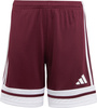 Spodenki dla dzieci adidas Squadra 25 bordowe JC8665