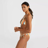 Damski strój kąpielowy dwuczęściowy O'neill CAPRI - BONDEY BIKINI SET orange multistripe rozmiar 36