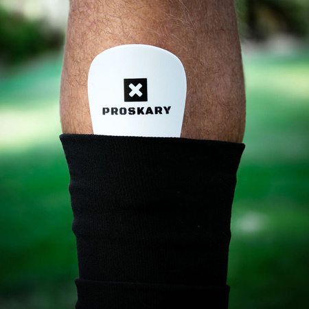 Ochraniacze piłkarskie na golenie piszczele nagolenniki Proskary mini 10x6 cm