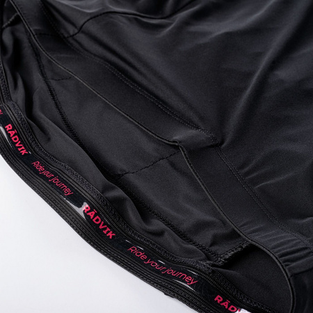 Damska koszulka rowerowa Radvik Alpha LDS czarna rozmiar XS