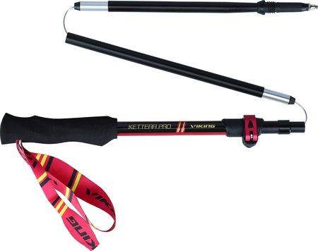 Kije trekkingowe Viking Kettera Pro Lady Trekking czarno-różowe 610-25-7713-0946-UNI