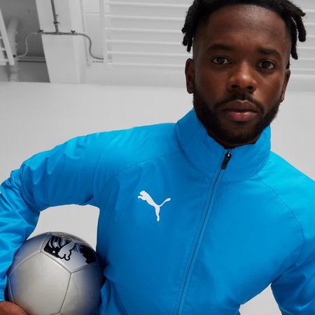 Kurtka męska Puma Team Goal All Weather niebieska 659038 02