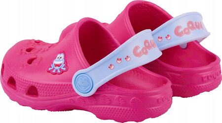 Dziecięce chodaki sandały klapki Coqui Little Frog rozmiar 27-28