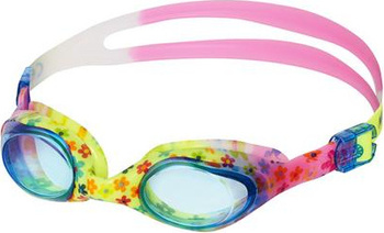 Okularki pływackie Nils aqua nqg170faf niebieski kwiatki junior