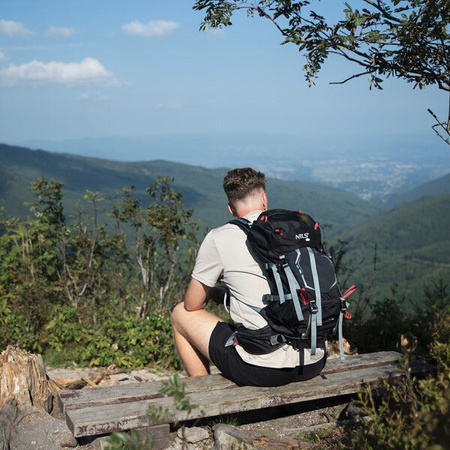 Plecak turystyczny trekkingowy górski czarny northlake 30l 10 Nils camp NC1993