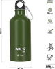 Butelka turystyczna ze stali nierdzewnej Nils Camp NC3801 zielona 550 ml