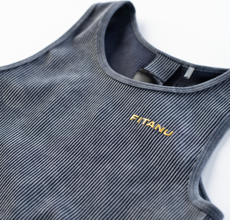 Damska Koszulka Bez Rękawów Fit Seamless Top rozmiar L