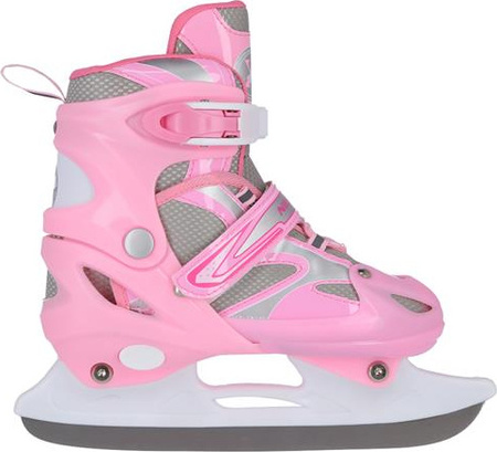 Łyżworolki z wymienną płozą hokejową Nils Extreme NH18366 A 2w1 rozmiar 39-42 różowe