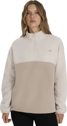 Bluza polarowa damska 4F F421 kremowa 4FWAW25TFLEF42112S