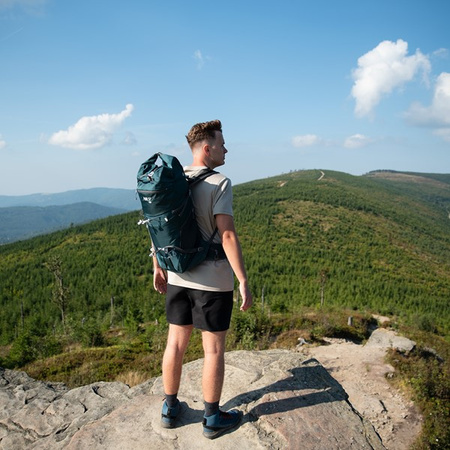 Plecak turystyczny trekkingowy górski zielony kjolen 40l Nils camp NC1938