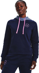 Bluza damska Under Armour Rival Fleece CB Hoodie granatowa 1373031 410