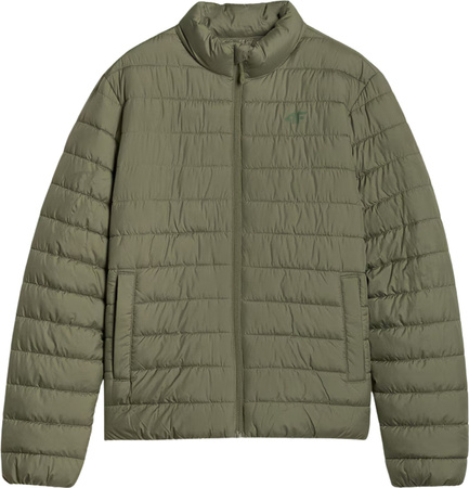 Kurtka męska puchowa 4F M597 khaki 4FWAW25TDJAM597 43S