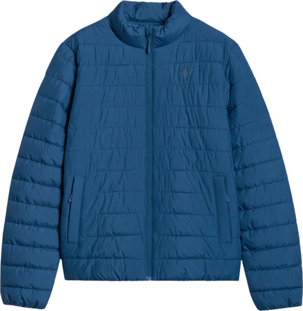 Kurtka męska puchowa 4F M597 niebieska 4FWAW25TDJAM597 30S