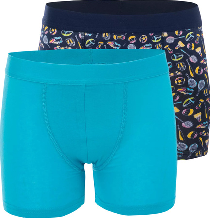 Dziecięce majtki bokserki bawełniane Martes Nicko Kdb 2pak rozmiar 110/116