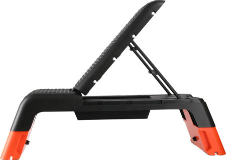 AS009 PRO STEP DO AEROBIKU REGULOWANY Z FUNKCJĄ ŁAWKI COMMERCIAL HMS