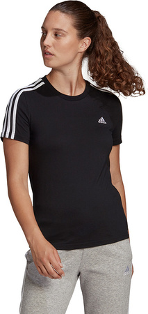 Koszulka damska adidas Essentials Slim T-Shirt czarna GL0784