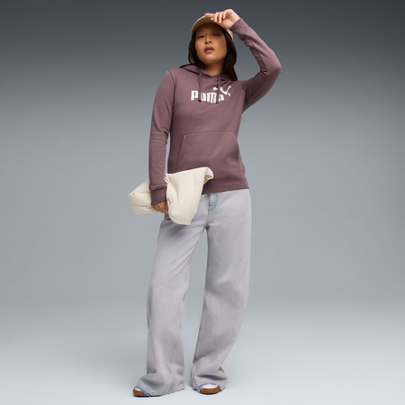 Bluza damska z kapturem kangurka Puma ESS No.1 Logo Hoodie FL wrzosowa 682389 88