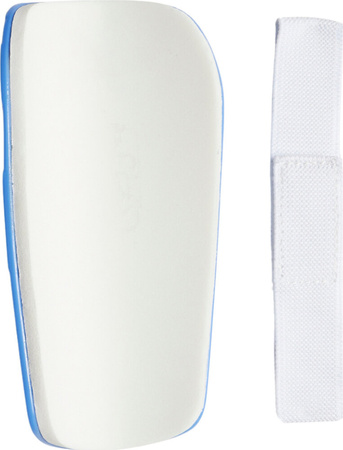 Ochraniacze piłkarskie na golenie piszczele nagolenniki dla dzieci adidas Tiro Club niebiesko-limonkowe JM4204