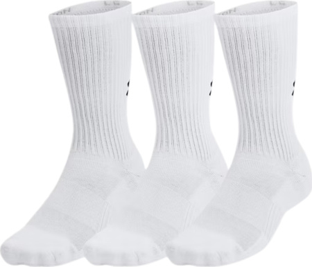 Skarpety Under Armour TC 3pk Crew białe 1386311 100