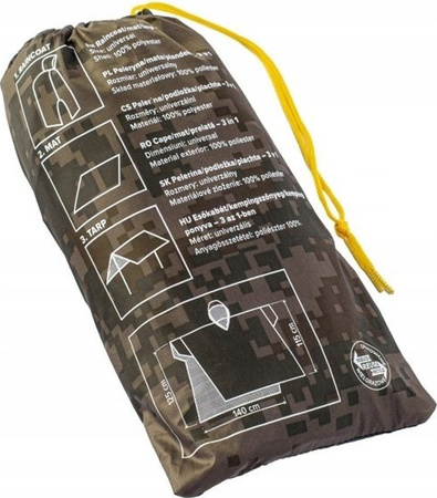 Ponczo Poncho peleryna płaszcz przeciwdeszczowy Magnum Tundra