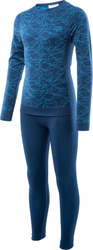 Bielizna termoaktywna dziecięca zestaw bluza spodnie kalesony legginsy Bejo Grar Set II KDB niebieska rozmiar 122/128