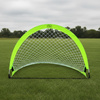 Bramka piłkarska treningowa samorozkładająca pop-up SMJ Sport zielony neon 120x80x80 cm