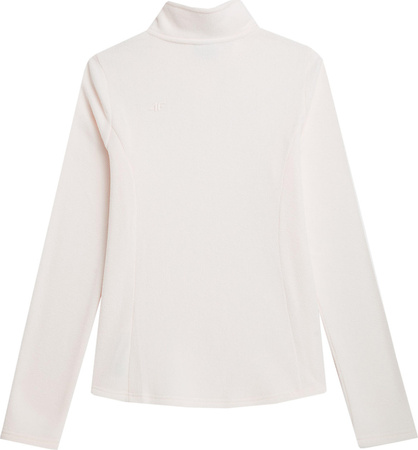 Bluza polarowa damska 4F F031 kremowa 4FAW23UFLEF031 12S