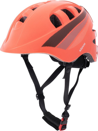Kask rowerowy na rolki deskorolkę hulajnogę dziecięcy Radvik Dverge JR pomarańczowy rozmiar L