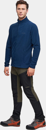Bluza polarowa męska Alpinus Kerkis full zipper granatow Tactical MK11059