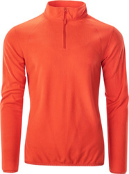 Męski polar ciepła bluza polarowa ze stójką na zamek Iguana Vilos pomarańczowy rozmiar XXL