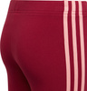 Legginsy dla dzieci adidas Essentials 3-Stripes Leggings czerwone HE1997