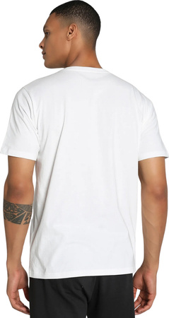 Koszulka męska Puma Team Rise Logo Jersey Cotton biała 658705 04