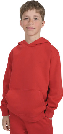 Bluza dla chłopca 4F M1945 czerwona 4FJWAW25TSWSM1945 62S