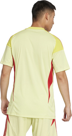 Koszulka bramkarska męska adidas Tiro 25 Competition Short Sleeve limonkowo-czerwona JN2016