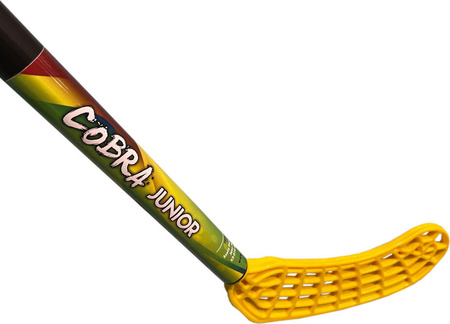 Kij do unihokeja Azetx Cobra Junior HDPE bez owijki 82 cm
