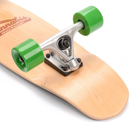 Deskorolka Meteor Cannabis zielono-brązowo-pomarańczowa 22595