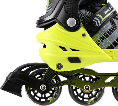 Łyżworolki rolki wrotki łyżwy hokejowe 4w1 Nils Extreme rozmiar L 39-43