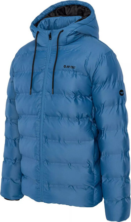 Męska kurtka zimowa puchowa pikowana z kapturem Hi-tec Diorro rozmiar L