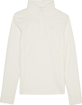 Bluza polarowa damska 4F F048 kremowy 4FWAW24UFLEF048 12S