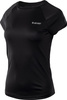 Damska koszulka z krótkim rękawem Hi-tec Lady Alna czarny rozmiar XS