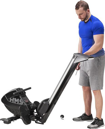 Wioślarz magnetyczny treningowy domowy HMS wymiary 195 x 58,5 x 49 cm