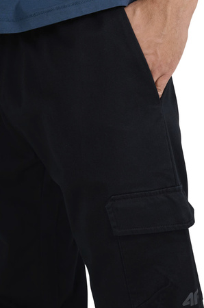 Spodnie męskie 4F CAS M1210 czarne 4FWAW25TTROM1210 20S