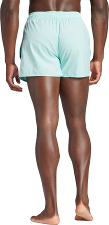 Spodenki szorty kąpielowe męskie adidas 3-Stripes CLX Swim Shorts miętowe IS2056