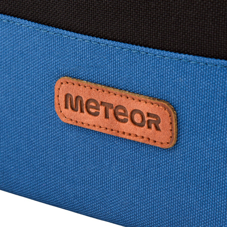 Plecak kabinowy Meteor Hermod czarno-niebieski 16883