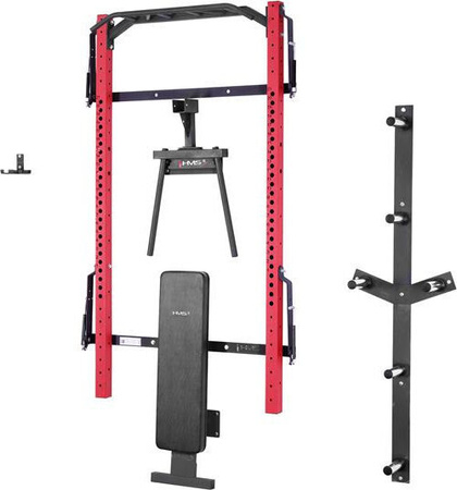 Klatka treningowa składana red HMS klt22 wielofunkcyjna