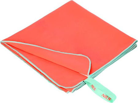 Ręcznik turystyczny z mikrofibry szybkoschnący Nils NCR11 koralowy 140x70 cm